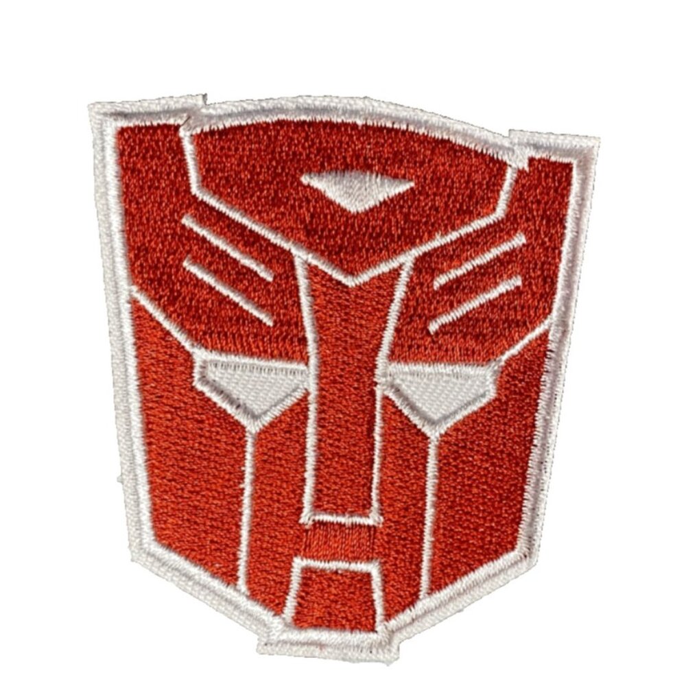 Transformers Autobot Red Embroidered 2.5" Iron / Sew-On Patch